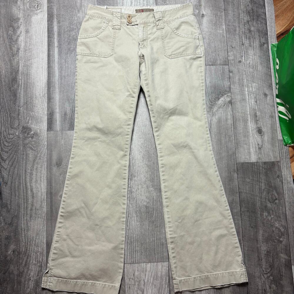 BKE Women's Vintage Boot Cut Jeans in Cream